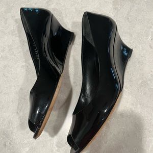 Gucci Peep Toe Wedges